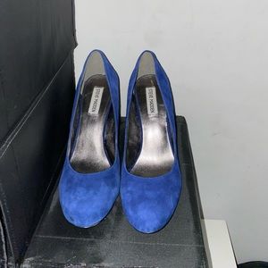Steve Madden Woman’s Blue Heels 10M